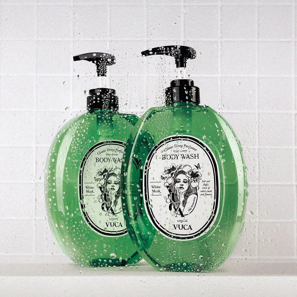 Buca Classic Deep Perfume Body Wash White Musk Fragrance, 1.05L, 2 units