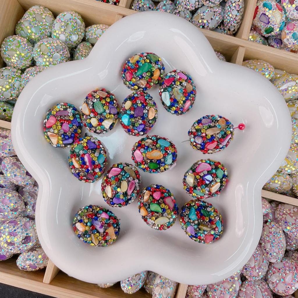 Handmade Rhinestone Crystal Beads for DIY Jewelry: Diamond Ball, Spacer, Pendant Materials