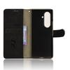 For Samsung Galaxy Z Fold7 5G Leather Case Skin Feel Anti Drop Wallet Flip Phone Cover