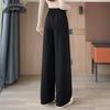 Xuezf Fei Women's High-Waist Draped Straight Leg Casual Pants
