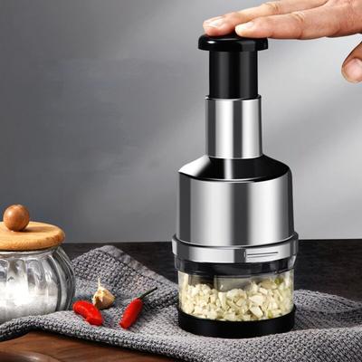 Ustensiles de Cuisine Acier Inoxydable Broyeur Alimentaire Manuel Multifonctionnel Hacheur Pour Oignon Ail Accessoires de Commodité de Cuisine