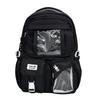 Schoolbag Cute Little Fresh Junior High School Student Large Capacity Schoolbag High School Student Backpack College Girl Transparent Pain Bag Baby 
