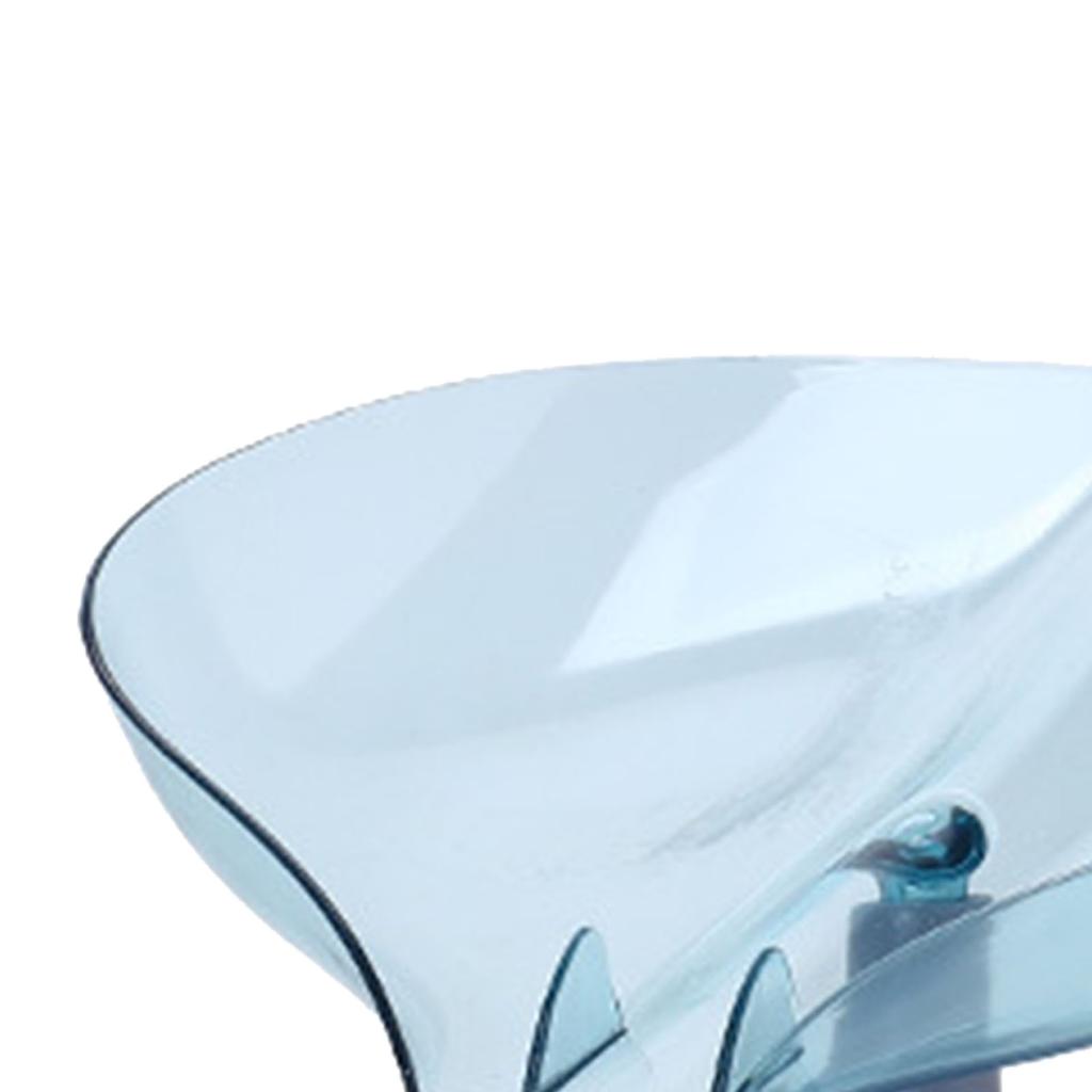 Suction Cup Drain Holder Dishwashing Sponge Ball Storage Tray Plastic Drainage Organizer for Kitchen Sink Blue