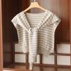 Women's Summer Striped Shawl Cardigan: Lightweight Neck Protection Scarf & Wrap for Air-Conditioned Offices