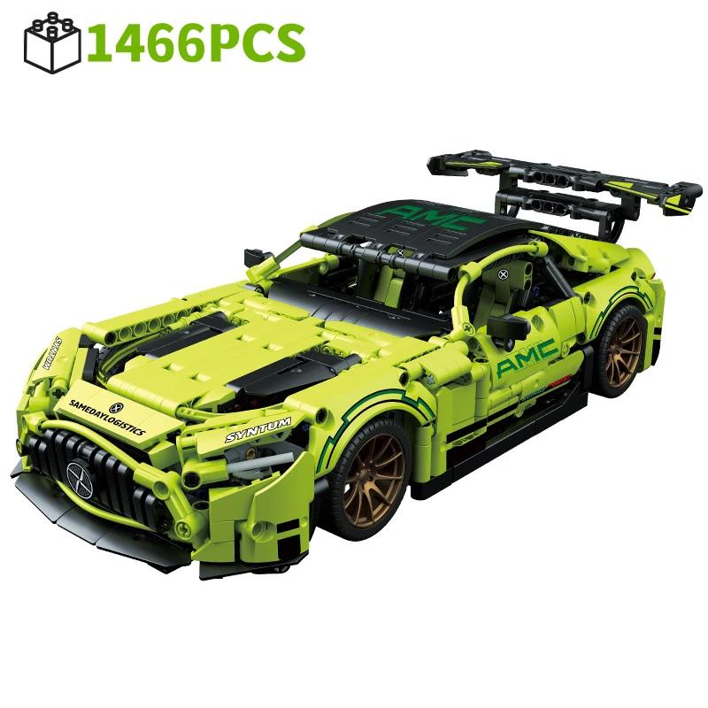 Creative Technical Sports Car Building Blocks Set MOC Assembly Bricks Desktop Collection Ornament Festival Gift Adults Children