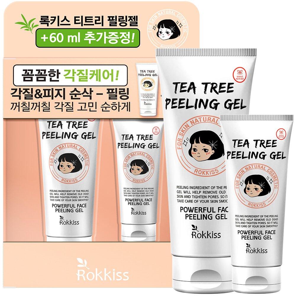 Rokkis Tea Tree Peeling Gel Special Set (120mL + 60mL)