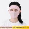Women’s Anti-UV Breathable Ice Silk Face Mask - Sunshade and Eye Corner Protector 3D Hat