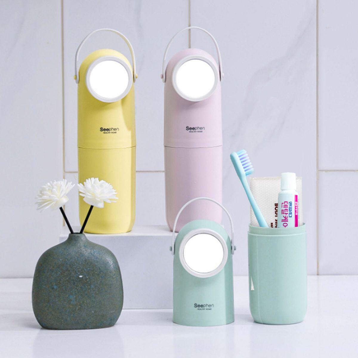 Minion Mirror Portable Toothpaste and Toothbrush Set Mint