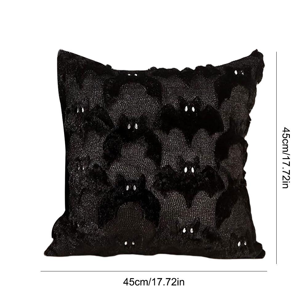 Halloween Ghost Pumpkin Pillowcase Washable Soft Pillow Case Comfortable Throw Pillow Cover for Couch Sofa Bedroom Home Decor