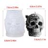Totenkopf-Form Silikonformen für handgefertigte Kerzenseife Einfache Entformung Vielseitige Silikonform für Harzguss