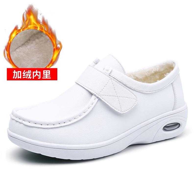 Shoes air cushion soft sole autumn and winter breathable not tired feet thick sole velvet medical care warm cotton shoes