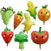 Fruit & Veggie Shaped Foil Balloons - Party Decor & Photo Props for Birthdays and Events