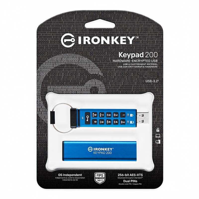 Kingston IronKey Vault Privacy 200 Encrypted Flash Drive