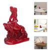 Horse Figurines Home Decor Red Resin Chinese New Year Cultural Ornament Horse Home Decor For Adults Men Women Family Friends