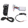 Electric Controller Kit Aluminum 350W Brushless Controller Ignition Key Switch with Foot Pedal for Replacement