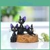 Kiki Delivery Service Jiji Cartoon Black Cat Model For Diy Garden Decor Gift For Friends And Family