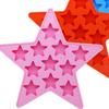 Star-Shaped Silicone Ice Cube Tray Food-Grade Flexible Mold for Ice Candy Chocolate Easy-Release Dishwasher Safe Creative Baking Tool