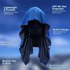 Summer Cooling Hoodie Towel Sweat-absorbent Cool Anti-UV Cycling Soft Cold Sensing Quick-drying Scarf for Fitness Hiking Fishing