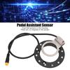 Electric Bicycle Assist Sensor High Sensitivity 12 Magnets Right Dual Hall Sensor Electric Bike Pedal AccessoriesBig Hole