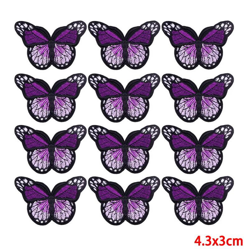 10 Pcs/lot Embroidery Patch Iron On Patches For Clothing Patches On Clothes Jackets Decor Applique Sew Supplies