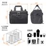 HAKUBA Camera Bag Bros Shoulder Bag 12 AZ Black 12L Large Capacity Deep Bottom Tripod Mountable Water Repellent YKK Zipper 4977187006001 GW-STANDARD