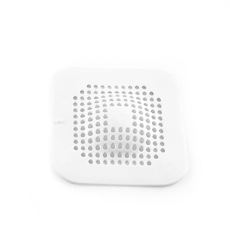 Other Sink Accessory 2 Pieces Floor Drain Hair Strainer Bathroom Sewer Round Kitchen Sink Sewer Hair Anti-clogging Cover, White Scrollsqy