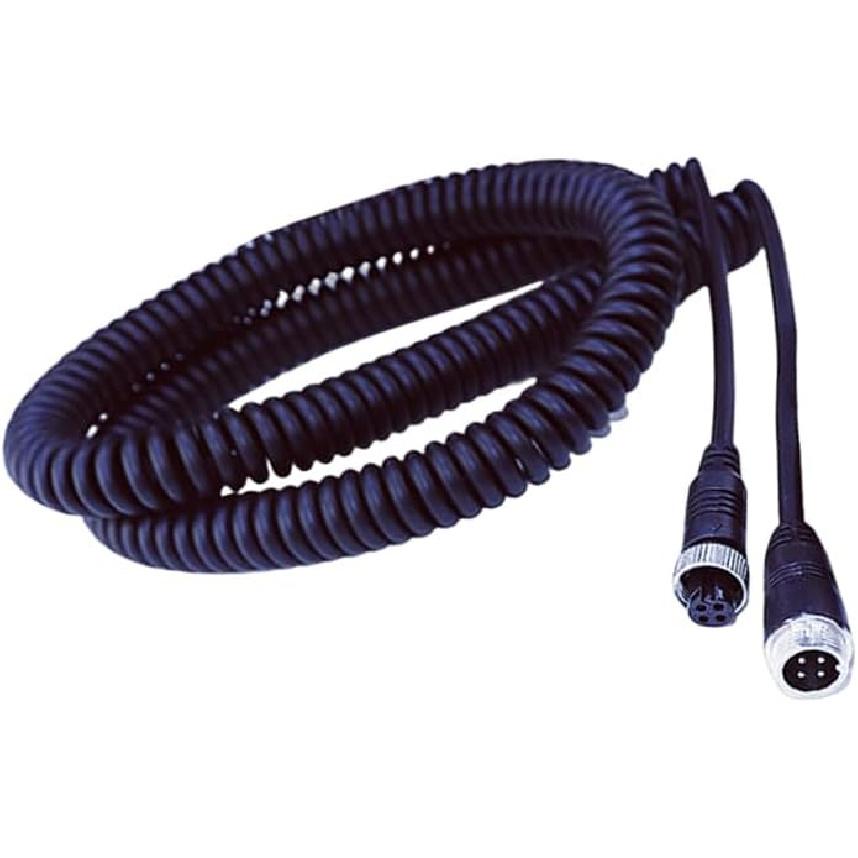 

26FT/8M 4-Pin Aviation Extension Spring Cable for Wired Backup Camera System