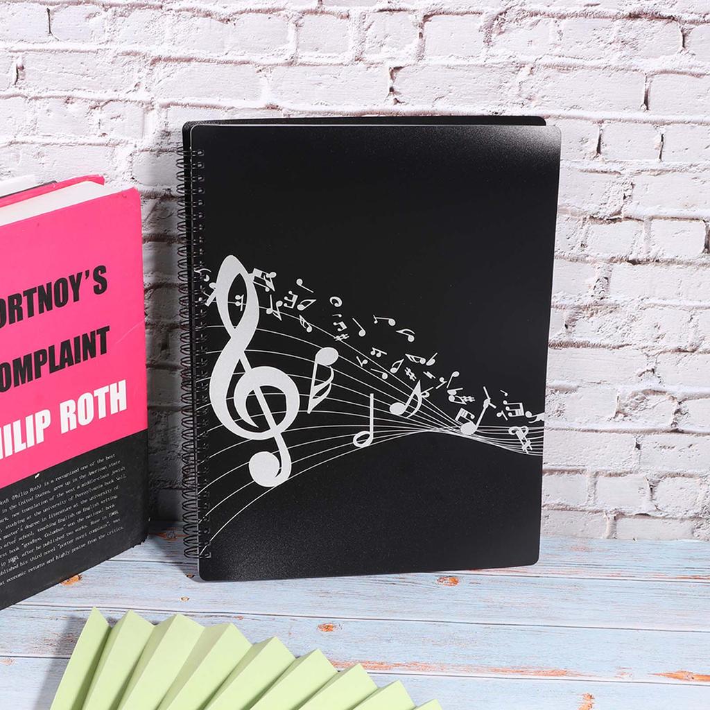 Musikalisches Themen-Heft A4 Wasserdichtes ABS für Klavier Gitarre Musikinstrument Zubehör