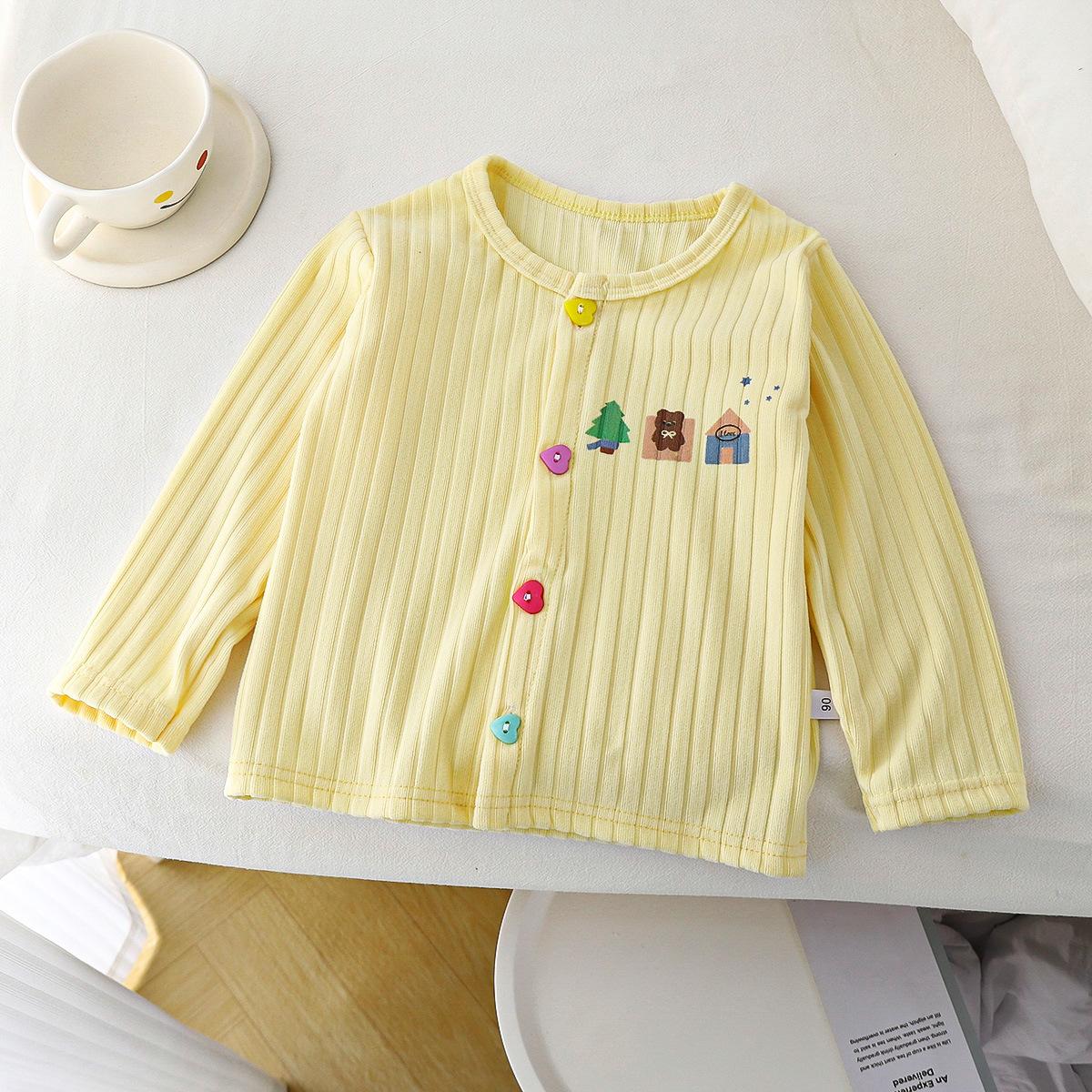 

Девочки осенний вязаный кардиган базовый топ, стильная детская осенне-зимняя куртка с принтом, универсальная однотонная 150cm