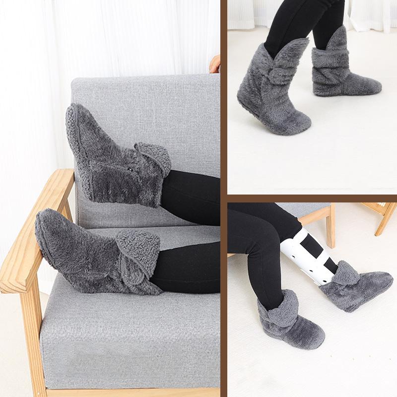 Winter Ankle Warmers Cold Socks Fractured Gypsum Socks For Middle-aged And Elderly People Indoor Home Warm Floor Socks
