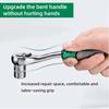 1/4 Socket Wrench Set Short Long Sleeve Spanner New Ratchet Wrench Kit  Wrench
