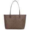Tory Burch Ever-Ready Series Full Print Vintage Pattern Coated Canvas Tote Bag Women tote bags Brown 147748-207