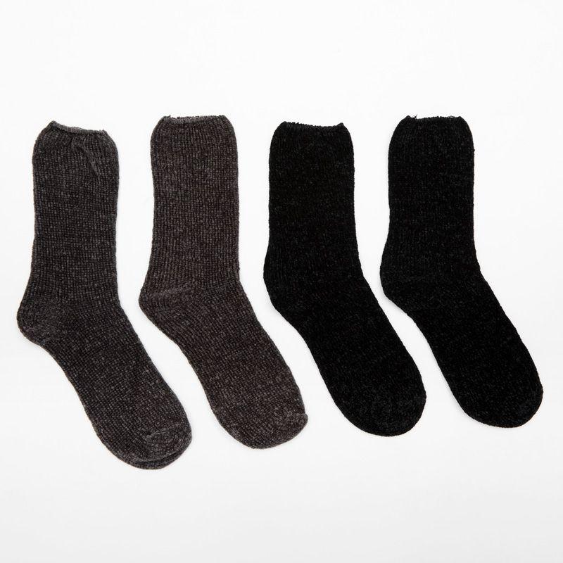 Lot de 2 paires de chaussettes velours 22427 Femme BILL TORNADE