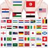 New 2026 World Cup Flag Temporary Tattoo Sticker International Sports Event Temporary Face Tattoo Sticker