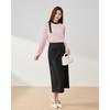 IEF Autumn Sophisticated Contrast Color Blazer and Skirt Set