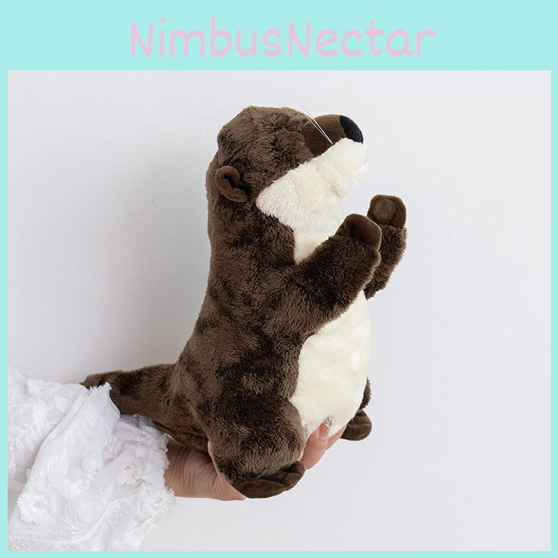 Otter Plush Adorable Toy Soft Closed Eye Stuffed Animal Kids Cuddly Companion