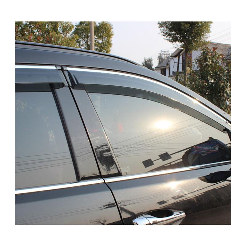 Car Stick Lamp Plastic Window Glass Wind Visor Rain/Sun Guard Vent 4PCs For Mazda CX-5 CX5 2nd Gen 2017 2018