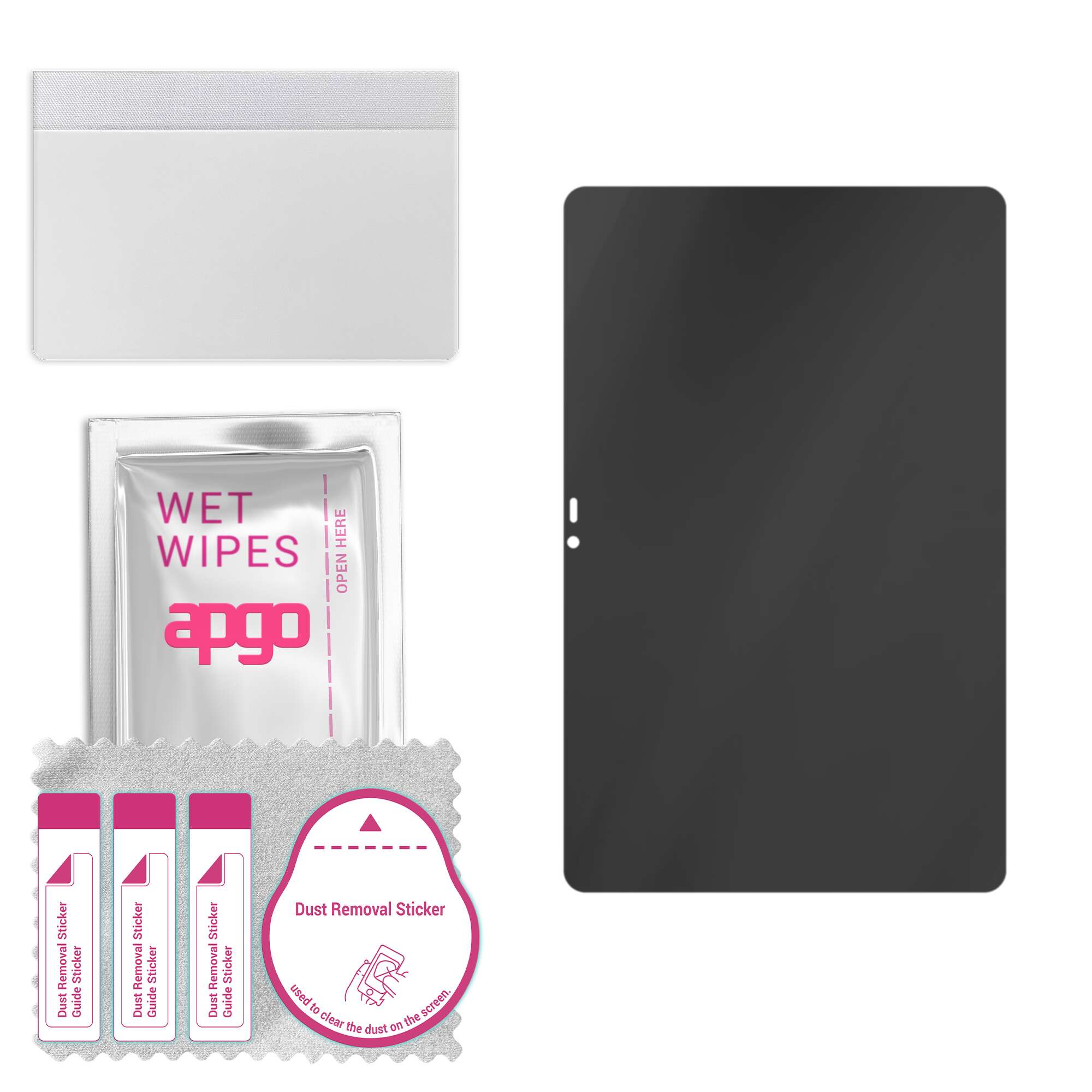 

apgo Privacy Matte Hybrid protective glass compatible with TCL 10 TabMax 4G, flexible nano glass, great replacement for tempered glass, scratch-resist