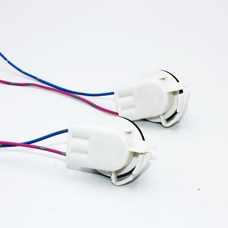 2pcs ABS Wire Harness Pigtail Light Socket Repair Kit Turn Signal 19258649 For Chevrolet Light Socket 3157 4157 4114 Bulbs