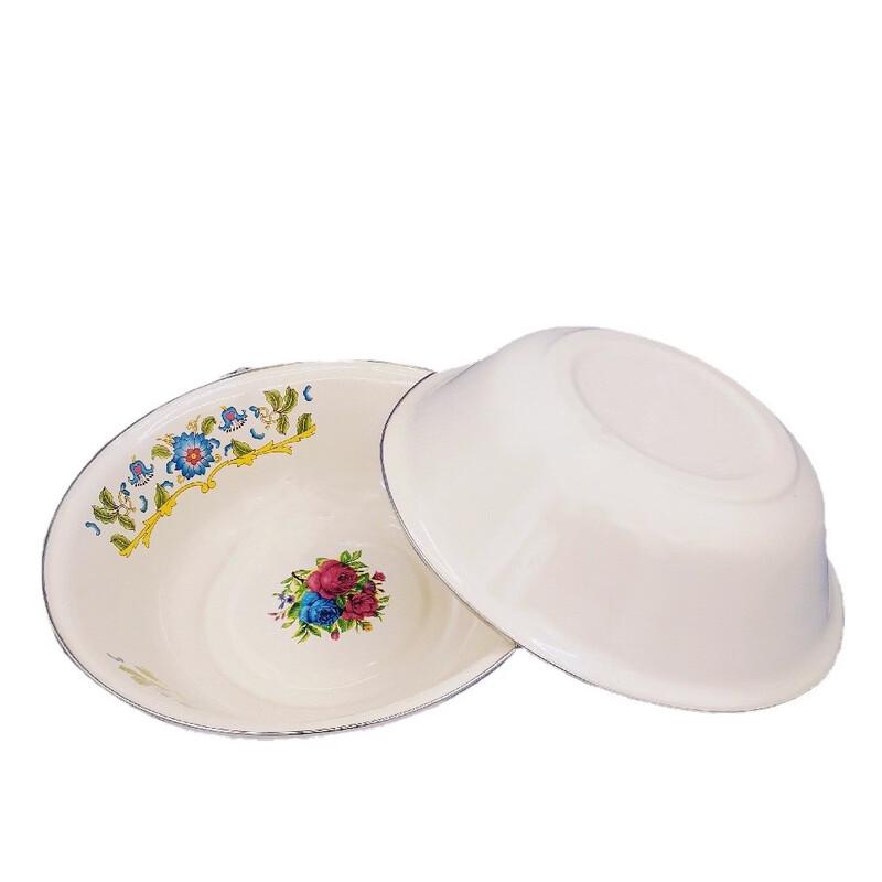 ZISIZ Thick Enamel Soup Bowl