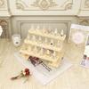 Simple solid wood cone ring display rack jewelry rack ring rack display jewelry rack live stream stall props