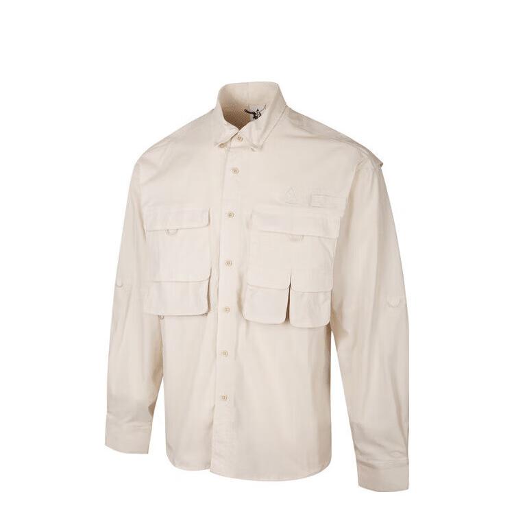 

Nike Dri-FIT ADV ACG Orb Weaver Quick-Dry Versatile Simple Long Sleeve Shirt Men shirts Phantom-Grey-White Light-Brown Mountain-White HJ2466-030 XL