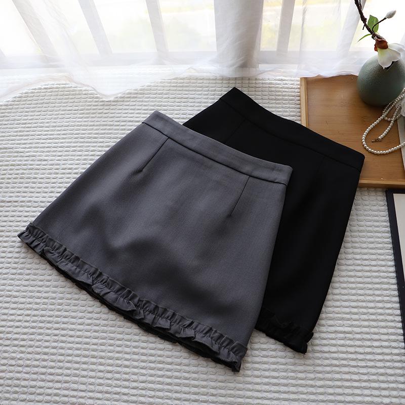 2025 Spring/Summer Korean High Waist A-Line Skirt - Versatile, Hip-Hugging, Short Skirt for Women, Style 3673