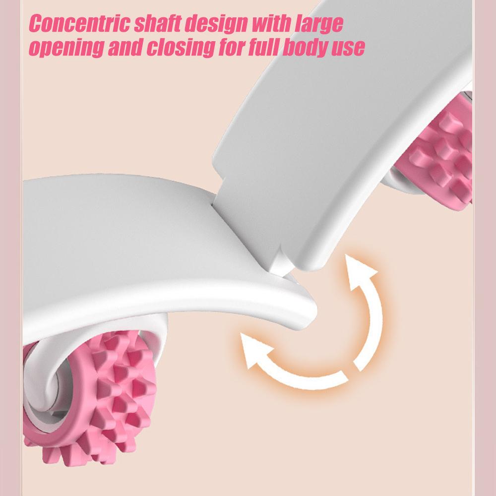 1Pcs Round Massager Roller For Waist Abdominal Muscles Leg Clip Portable Cellulite Massage To Clear The Meridian