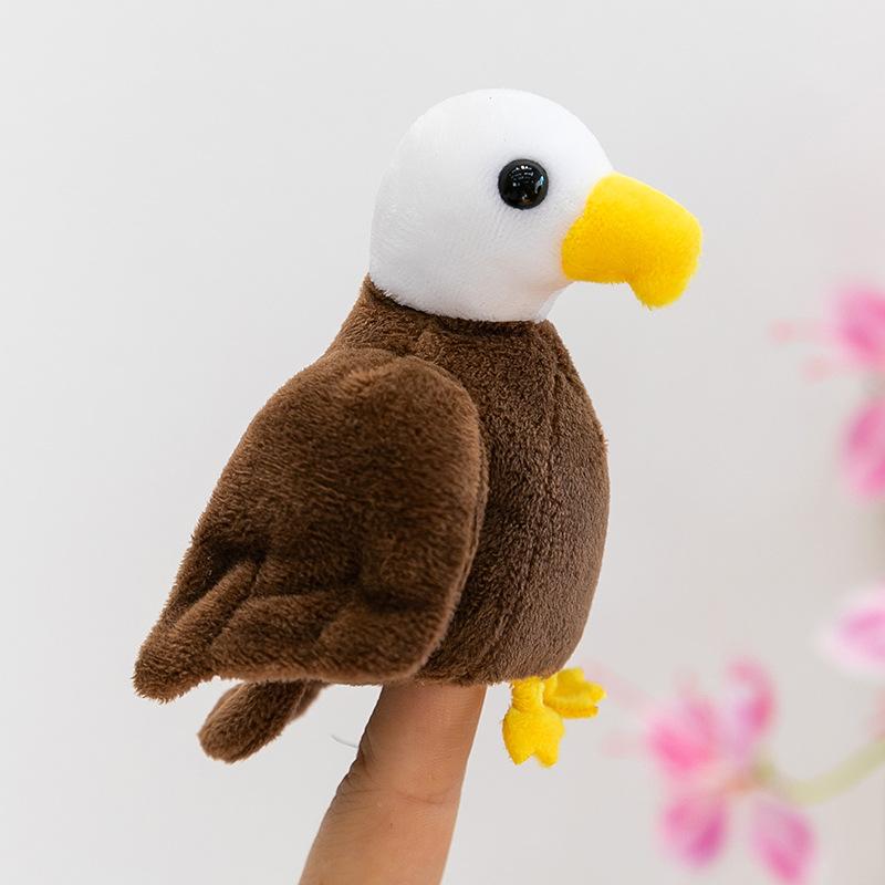 Forest Animal Finger Doll Panda Plush Toy Children Ocean Shark Doll