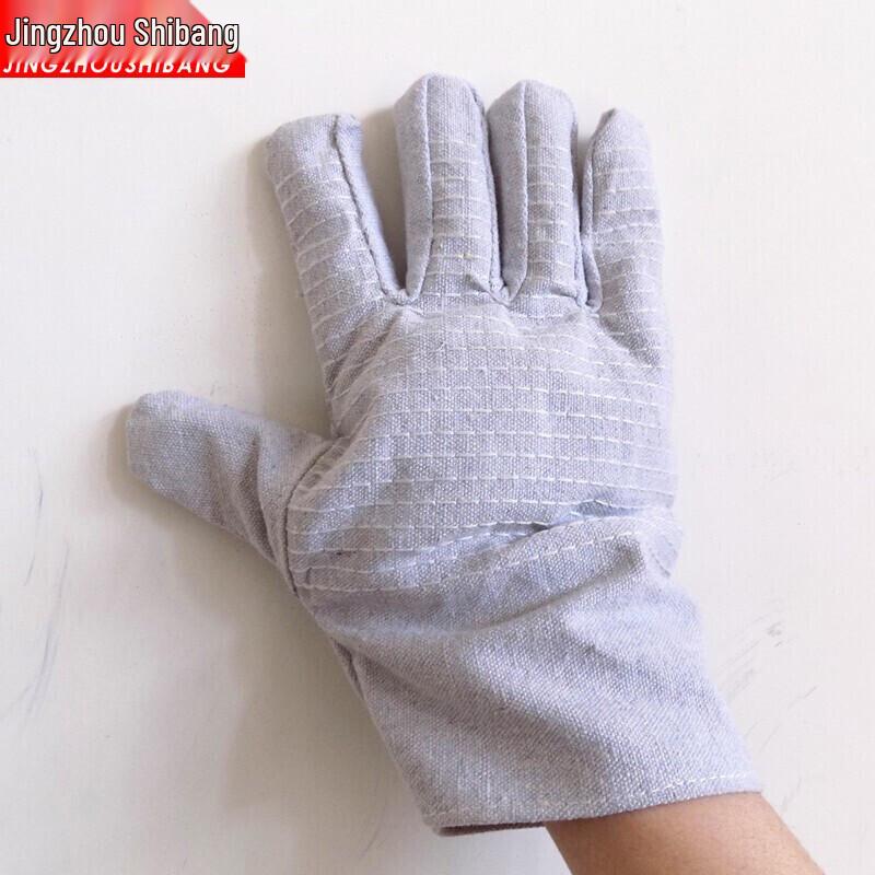 Рабочие брезентовые перчатки Jingzhou Shibang (100 пар) One Size