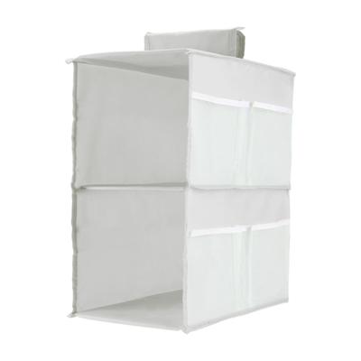 CAPASTEC Storage Hanging Storage Hanging Gray Rack, Rack, Bag, 2-Tier, Space-Saving Rack, Clothes, Accessories, Underwear, Towels, Handkerchiefs,