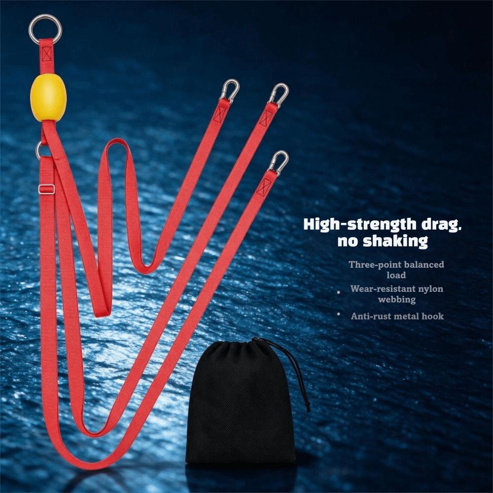 Heavy Duty Boat Towing Bridle High Strength Polyester Marine Towing Harness  Water Sports