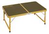 Outdoor table Aluminum table Adjustable height in 4 levels For 2 to 4 people Olive x Old Yellow Campout CAPTAINSTAG four-way UC-553