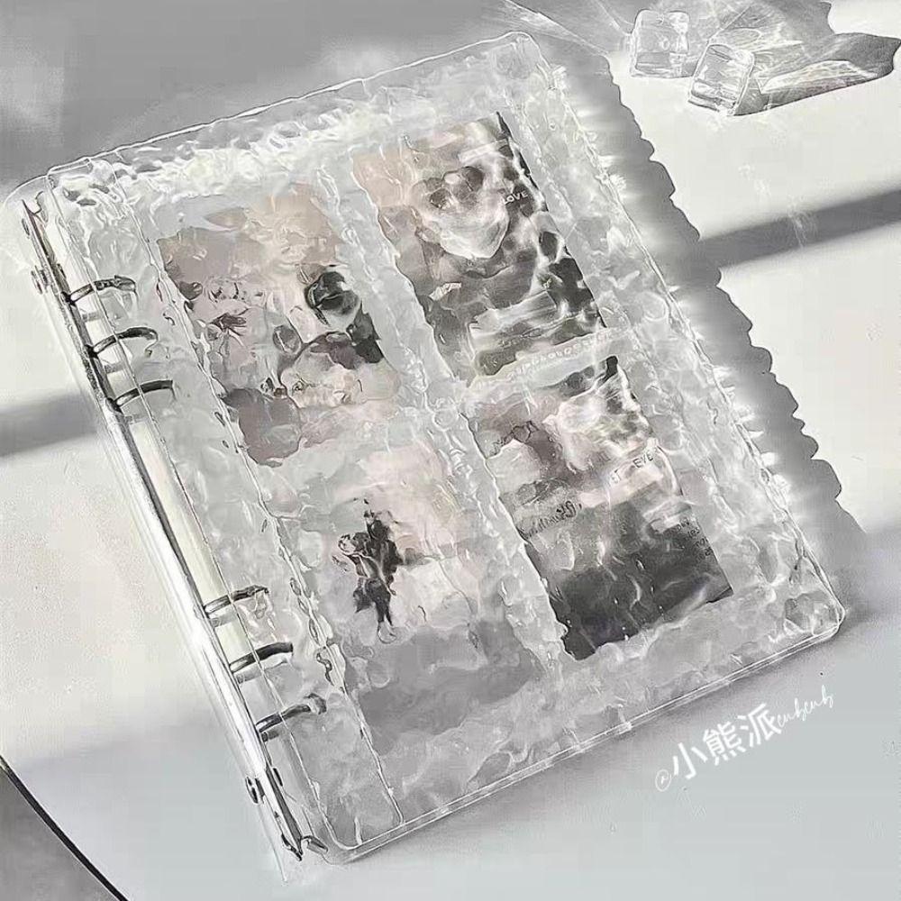 Water Ripple Photo Album Transparent Card Booklet Photocards Holder  Kpop Idol Photo Storage
